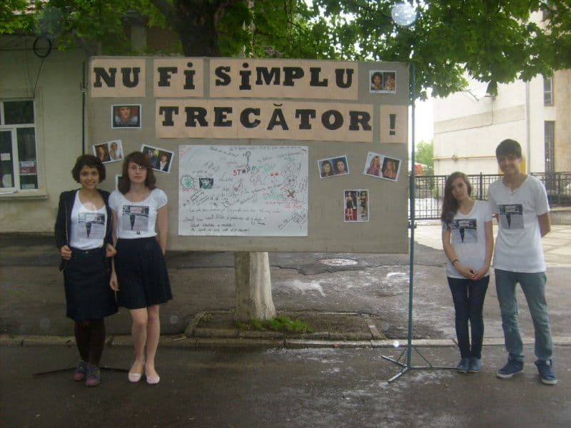 Echipa Colegiului Naţional Grigore Ghica Dorohoi participă la Concursul Naţional de Proiecte Antidrog „Împreună”