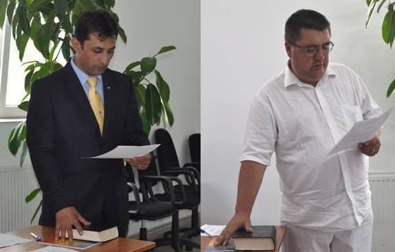 Cătălin Sorin Apetrei şi Alin Sorin Clim au depus jurământul în cadrul şedinţei Consiliului Local