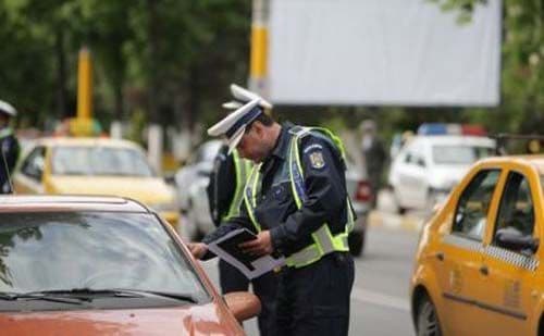 Maşinile înmatriculate în străinătate trase pe dreapta de polițiști