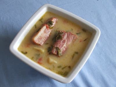 Ciorbă cu afumătură!