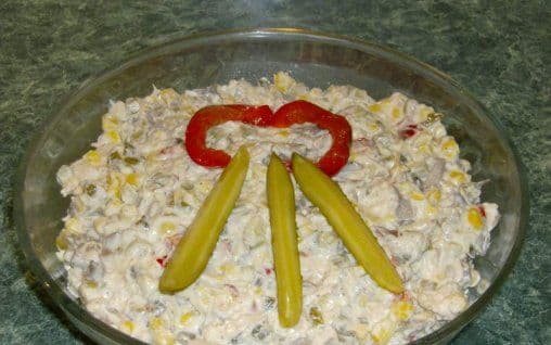 Salată de pui cu ciuperci