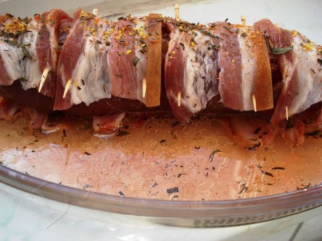 Muşchiuleţ de porc împănat