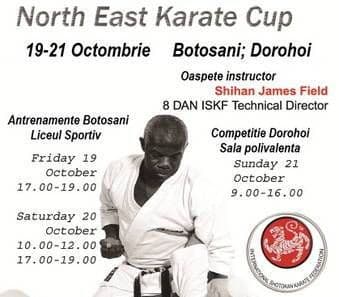 Competiția North East Karate Cup la Sala Polivalentă din Dorohoi