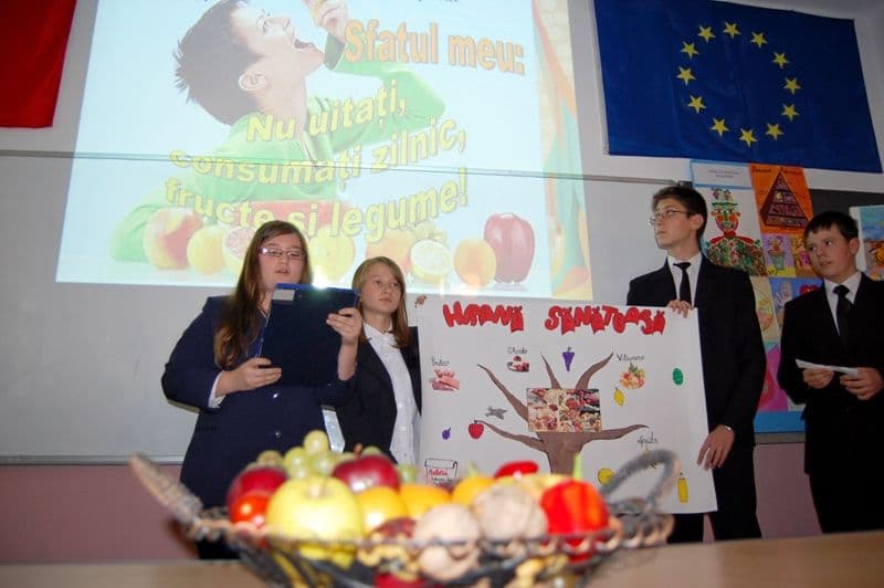 Școala Gimnazială „Mihail Kogălniceanu” Dorohoi pledează pentru o alimentație sănătoasă