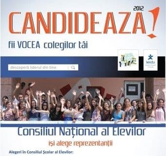 Elevii din întreaga ţară şi-au ales în perioada 15-19 octombrie 2012 reprezentanţii