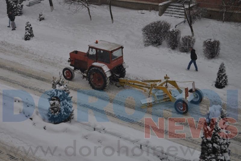 Pregătirile de iarnă în municipiul Dorohoi, în linie dreaptă