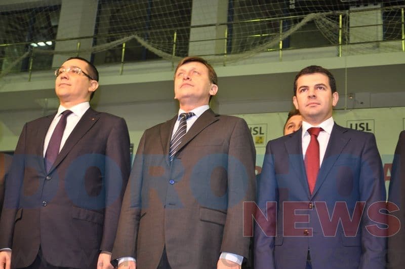 Candidaţii USL Botoşani susţinuți de Victor Ponta, Crin Antonescu şi Daniel Constantin. Vezi declaraţiile!