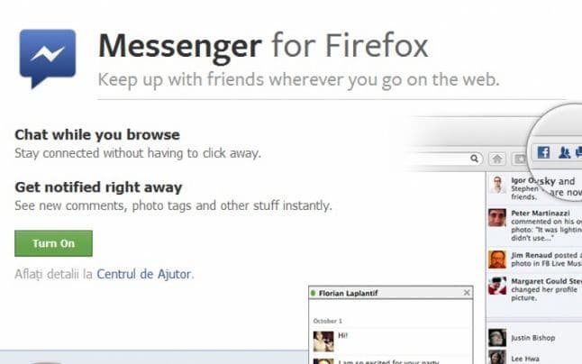 Mozilla integrează serviciile Facebook în browser-ul Firefox