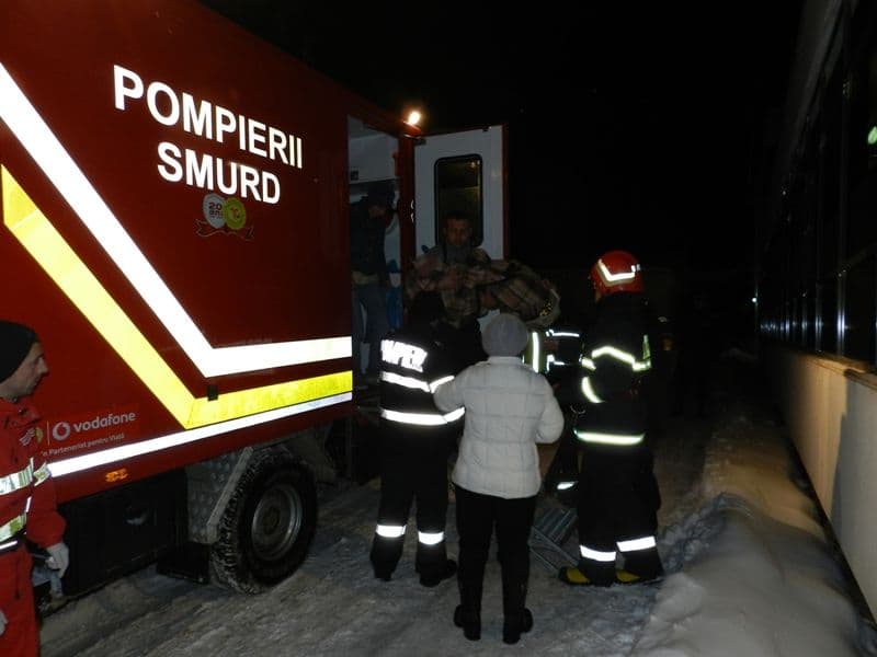 Fetiţă cu arsuri din Drăguşeni, adusă la Botoşani cu ATV –ul pe şenile şi ATVM-ul - VIDEO