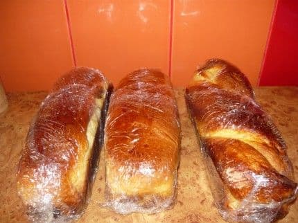 Cozonac cu nucă, lămâie și portocală