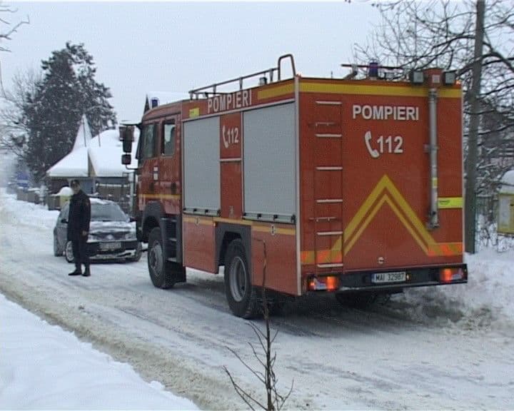 Casă din Şendriceni incendiată de un televizor lăsat sub tensiune