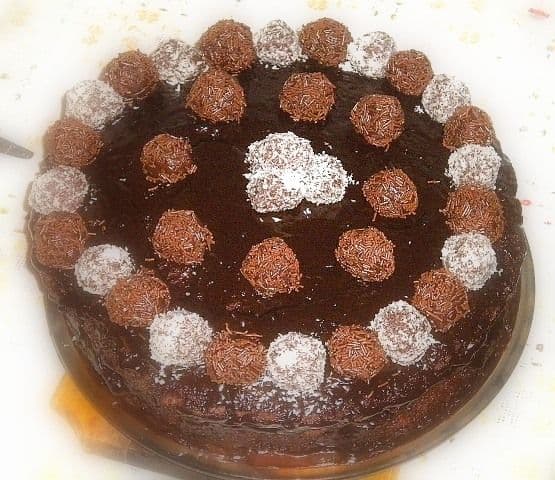 Tort de trufe cu portocale