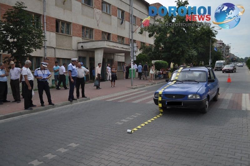 Accident pe Bulevardul Victoriei din Dorohoi in fata Policlinicii_05