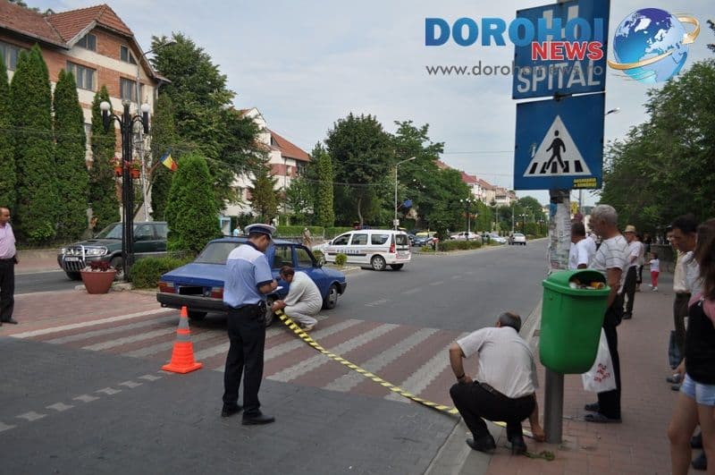Accident pe Bulevardul Victoriei din Dorohoi in fata Policlinicii_07