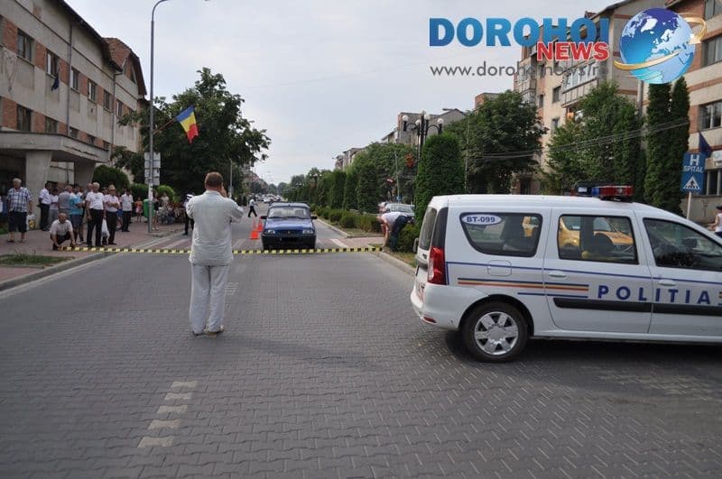 Accident pe Bulevardul Victoriei din Dorohoi in fata Policlinicii_08