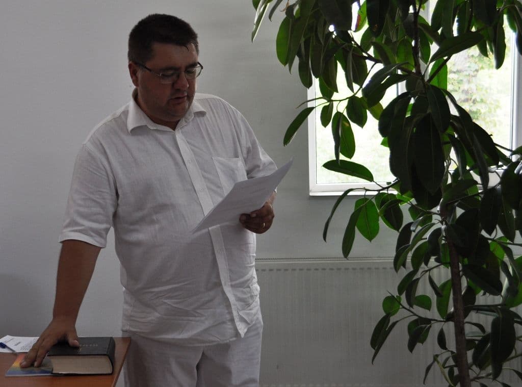 Depunere juramant Catalin Apetrei