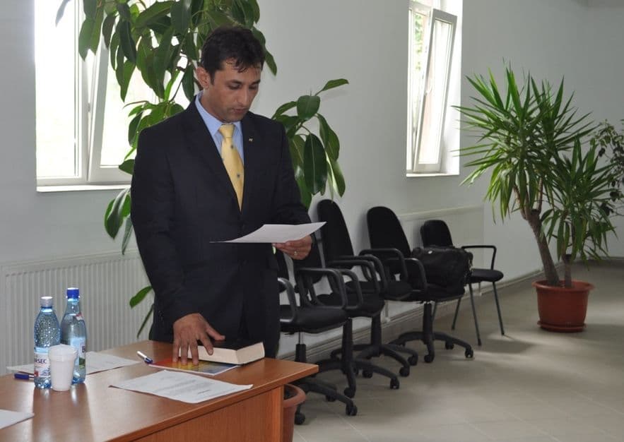 Depunere juramant Sorin Alin Clim