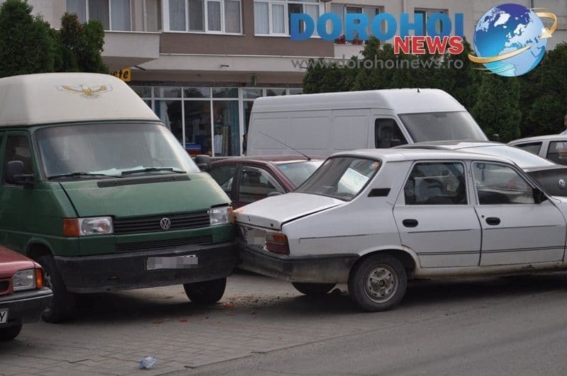Accident produs din neatentie - centru Dorohoi_01