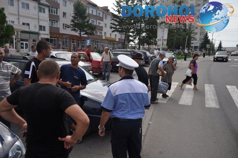 Accident produs din neatentie - centru Dorohoi_04