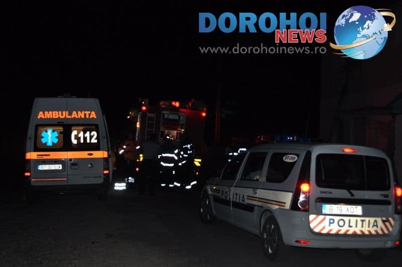 Incendiu pe strada Locomotivei din Dorohoi_01
