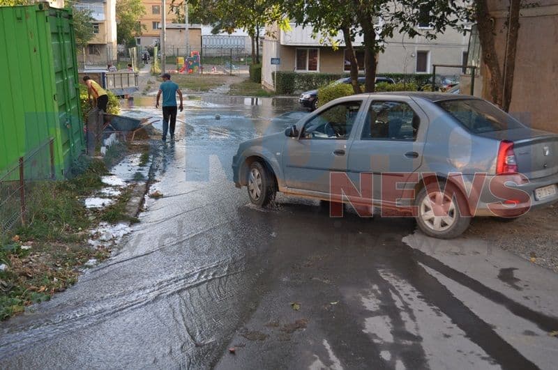 Avarie la conducta de apa_Aleea Caisului_Dorohoi_04