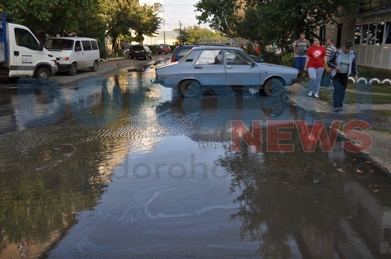 Avarie la conducta de apa_Aleea Caisului_Dorohoi_07