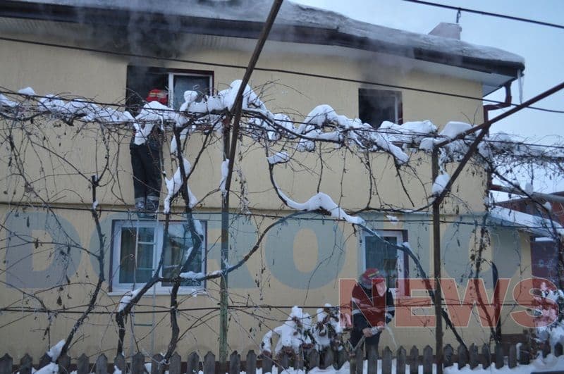 Incendiu la o casa de pe strada George Enescu din Dorohoi_07