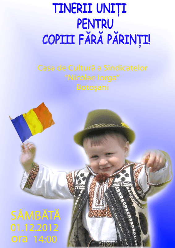 Tinerii uniti pentru copiii fara parinti