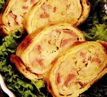 Ruladă cu caşcaval şi şuncă