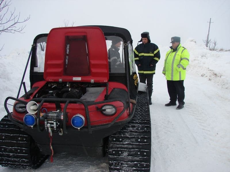 Conducerea judeţului recunoaşte necesitatea achiziţionării unui ATV şenilat pentru salvarea de vieţi 