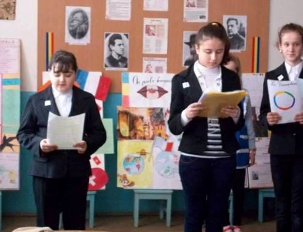 Zilele Francofoniei la Şcoala gimnazială nr. 1 Corlăteni - FOTO