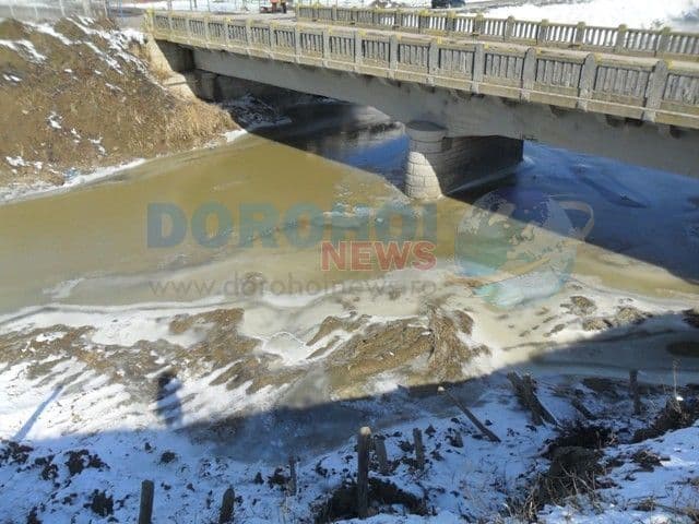 Decolmatare făcută în bataie de joc pe Pârâul Buhai din Dorohoi