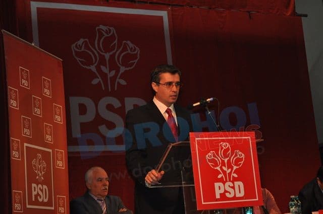 Andrei Dolineaschi și-a anunțat în premieră la Dorohoi, candidatura pentru șefia PSD Botoșani - VIDEO/FOTO