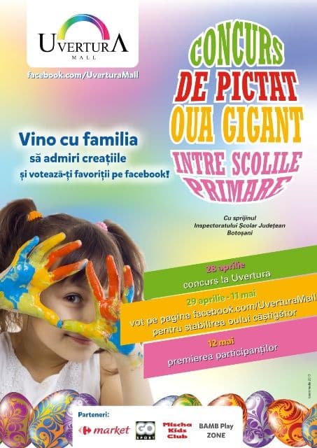 Evenimente de weekend la Uvertura Mall. Vino și tu la distracții!