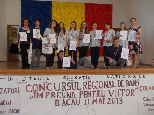 Colegiul Naţional „Grigore Ghica” Dorohoi Locul III - SNAC- „Împreună pentru viitor” etapa regională