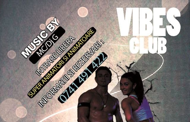 Vibes Club Dorohoi organizează „DANCE PARTY !”. Invitați speciali: un animator și o animatoare!