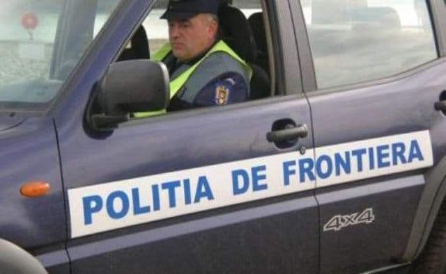 Migrant reţinut de poliţiştii de frontieră dărăbăneni