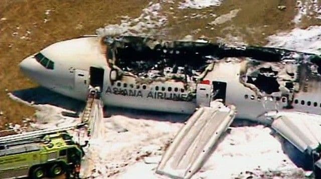A scăpat din accident de avion şi a fost călcată de maşina pompierilor pe aeroport