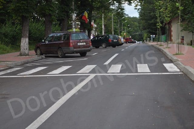 Dorohoi: Lt. Olinescu, una din primele străzi reabilitate în cadrul proiectului de dezvoltare urbană - FOTO