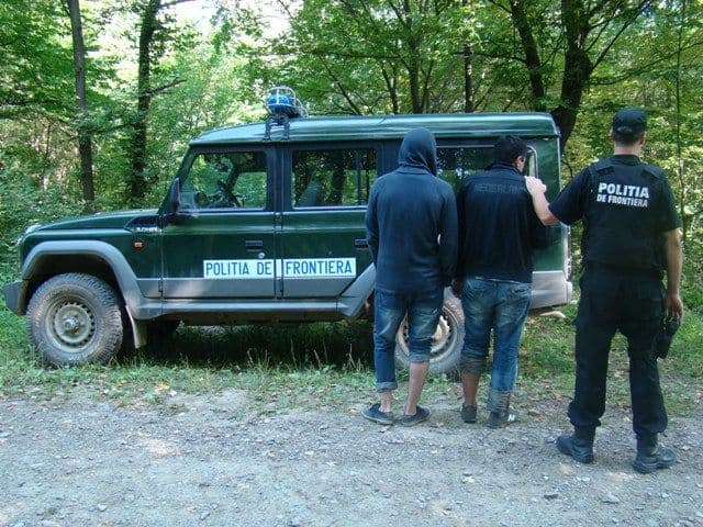 Georgieni opriţi la Oroftiana din drumul ilegal spre Schengen - FOTO
