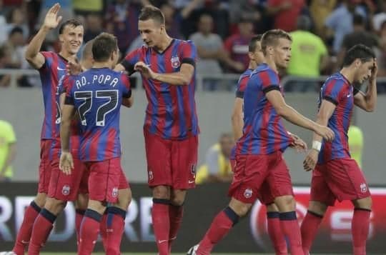 Steaua s-a calificat în play-off-ul Ligii Campionilor, după 1-1 cu Dinamo Tbilisi
