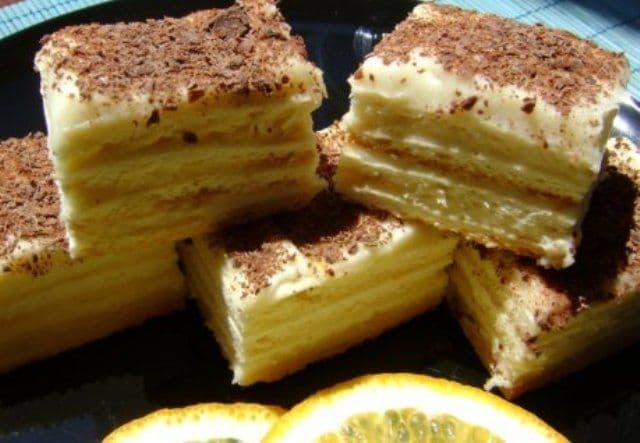 Prăjitură cu cremă de portocale