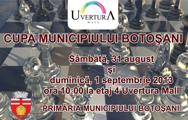 Cupa municipiului Botosani la Uvertura Mall