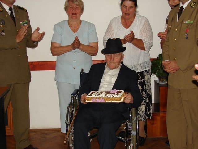 Luptător la Stalingrad sărbătorit la 102 ani