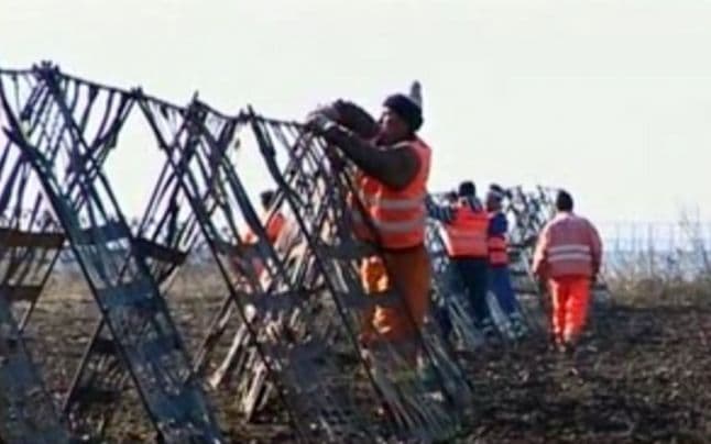 Parazăpezi montate pe DN 29A Dorohoi – Darabani și mai multe drumuri din județ