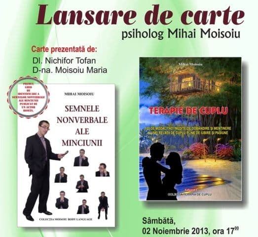 Lansare de carte la Uvertura Mall
