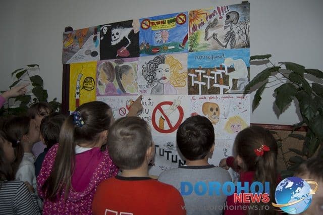 „TU, TU Nu fuma!” – Proiect de activitate educativă la Școala „Mihail Kogălniceanu” Dorohoi - FOTO