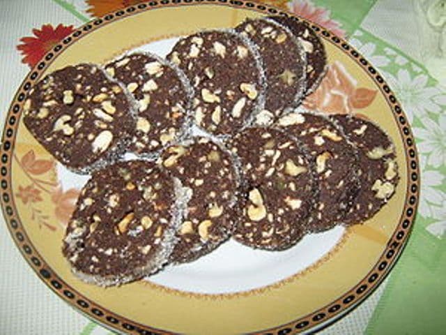 Salam de biscuiți de post