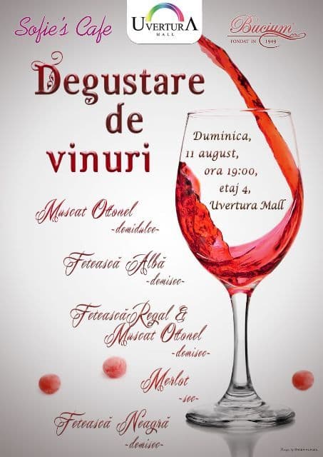 Degustari vinuri Uvertura Mall