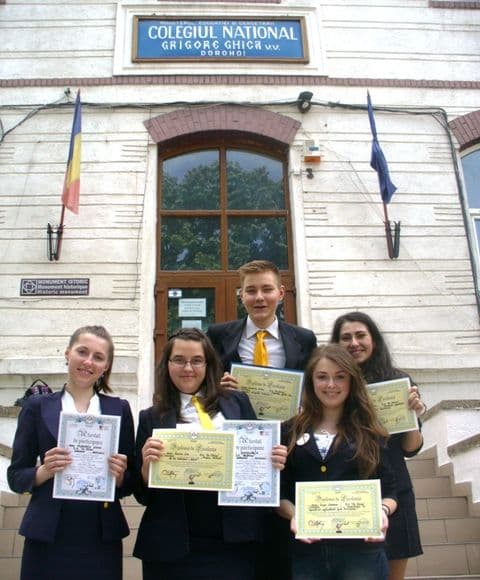 elevi Colegiul Grigore Ghica